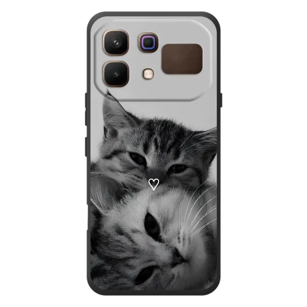 Чохол з принтом «Пара котів» для Infinix Note 60 Чохол з принтом «Пара котів» для Infinix Note 60