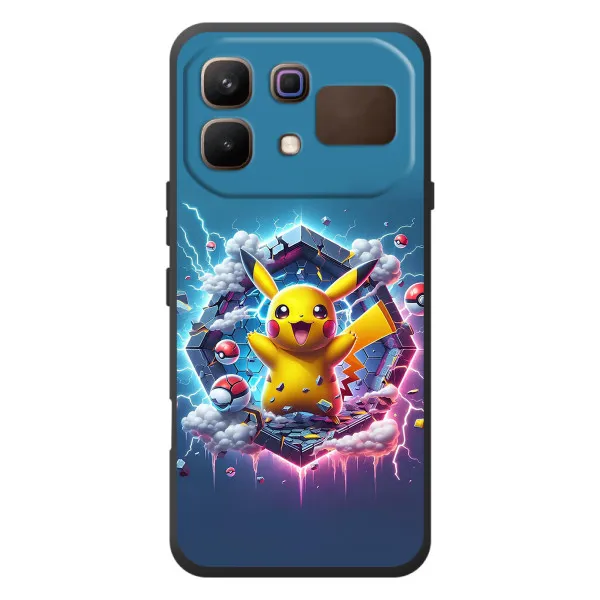 Чехол с принтом «Лого Пикачу» для Infinix Note 60 Чехол с принтом «Лого Пикачу» для Infinix Note 60