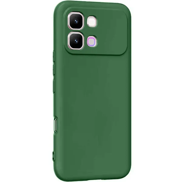 Чохол TPU GETMAN Liquid Silk Full Camera для Infinix Note Edge — Зелений