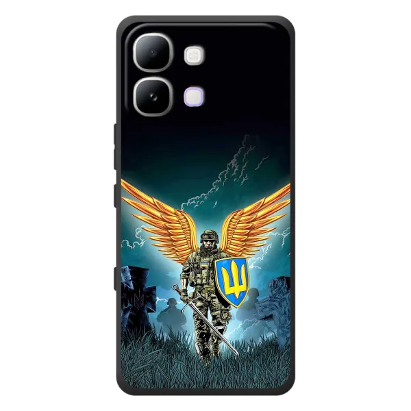 Чехол с принтом «Солдат ЗСУ» для Infinix Note Edge