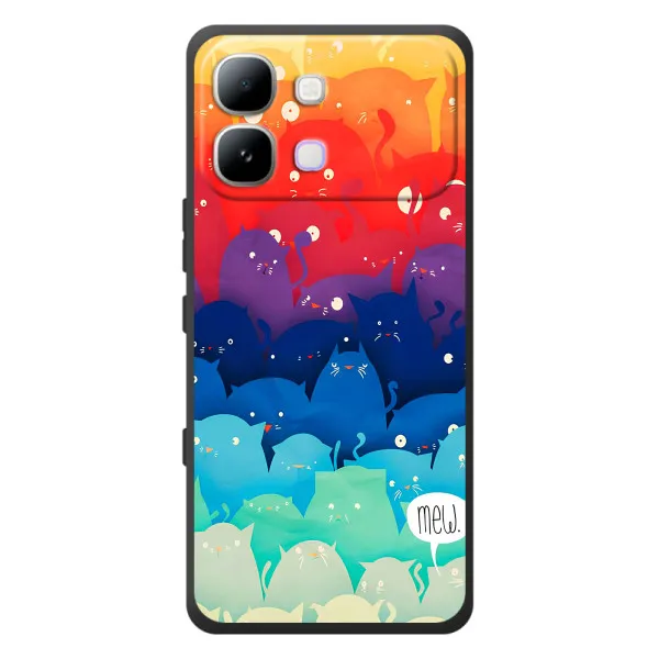 Чехол с принтом «Mew» для Infinix Note Edge