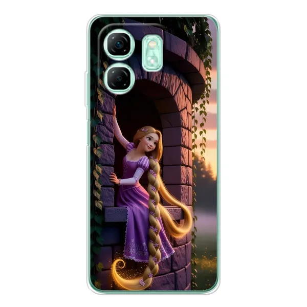 Чехол с принтом «Рапунцель на башне» для Infinix Smart 10 HD