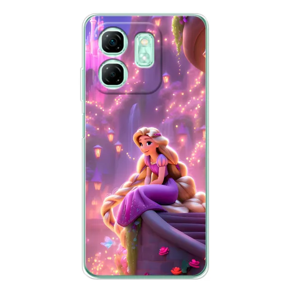 Чехол с принтом «Рапунцель в замке» для Infinix Smart 10 HD