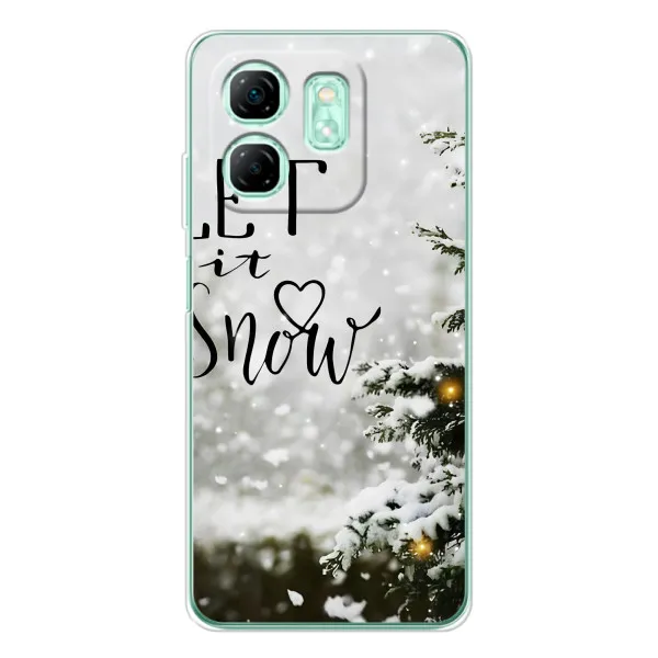 Чехол с принтом «Let it snow» для Infinix Smart 10 HD Чехол с принтом «Let it snow» для Infinix Smart 10 HD