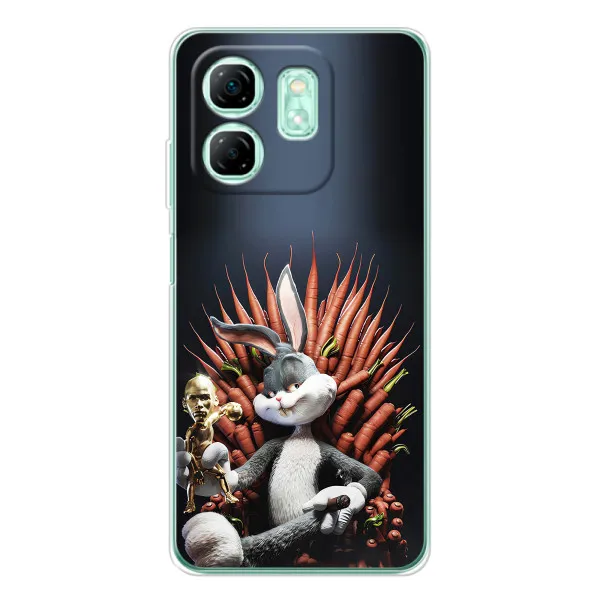 Чехол с принтом «Король Кролик» для Infinix Smart 10 HD