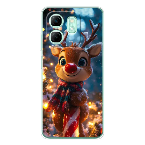 Чохол з принтом «Олень з шарфом» для Infinix Smart 10 HD