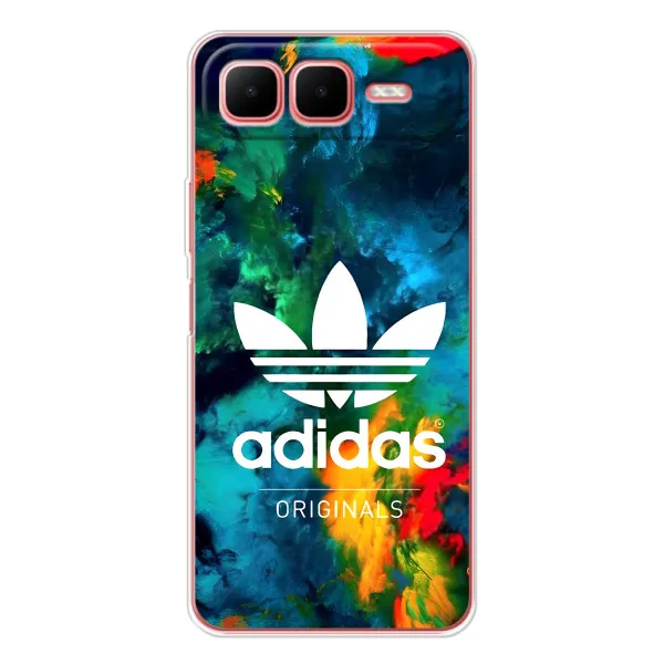 Чехол с принтом «Яркий Адидас» для Infinix Smart 10 Plus