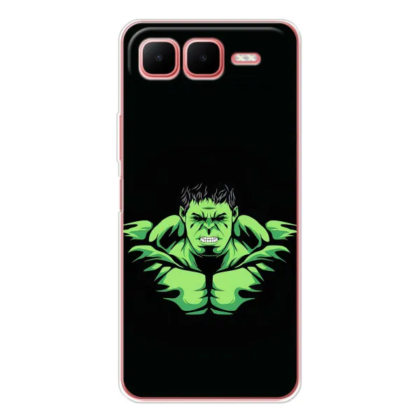 Чехол с принтом «Зелёный Халк» для Infinix Smart 10 Plus