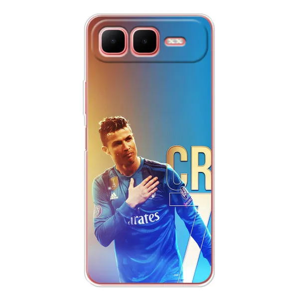 Чехол с принтом «CR7 Real» для Infinix Smart 10 Plus Чехол с принтом «CR7 Real» для Infinix Smart 10 Plus