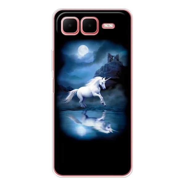 Чехол с принтом «Единорог» для Infinix Smart 10 Plus