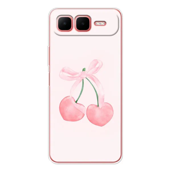 Чехол с принтом «Розовые вишни» для Infinix Smart 10 Plus Чехол с принтом «Розовые вишни» для Infinix Smart 10 Plus