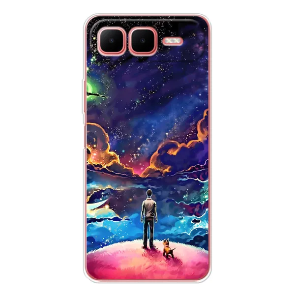 Чехол с принтом «Галактический вид» для Infinix Smart 10 Plus