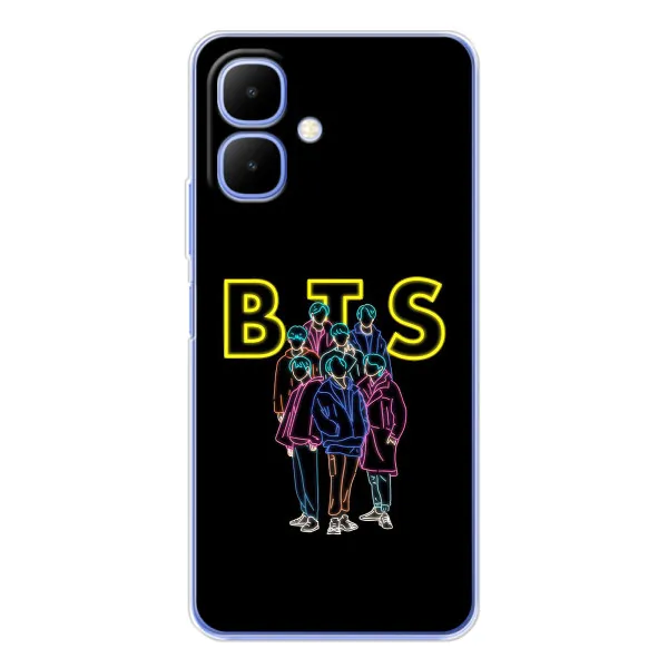 Чехол с принтом «BTS стайл» для Infinix Smart 10