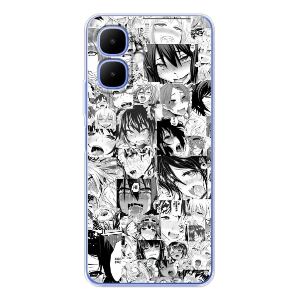 Чехол с принтом «Ahegao manga» для Infinix Smart 10