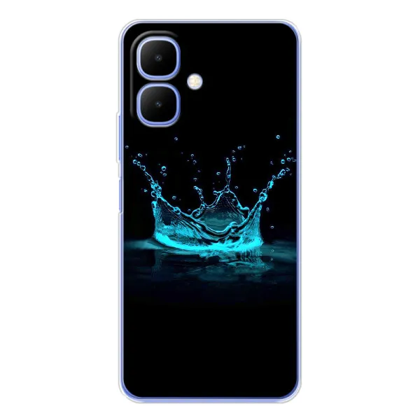 Чехол с принтом «Капля короны» для Infinix Smart 10