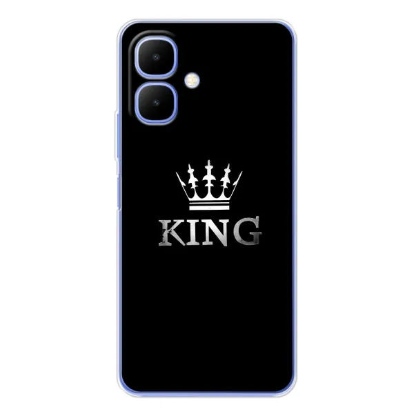 Чехол с принтом «KING» для Infinix Smart 10