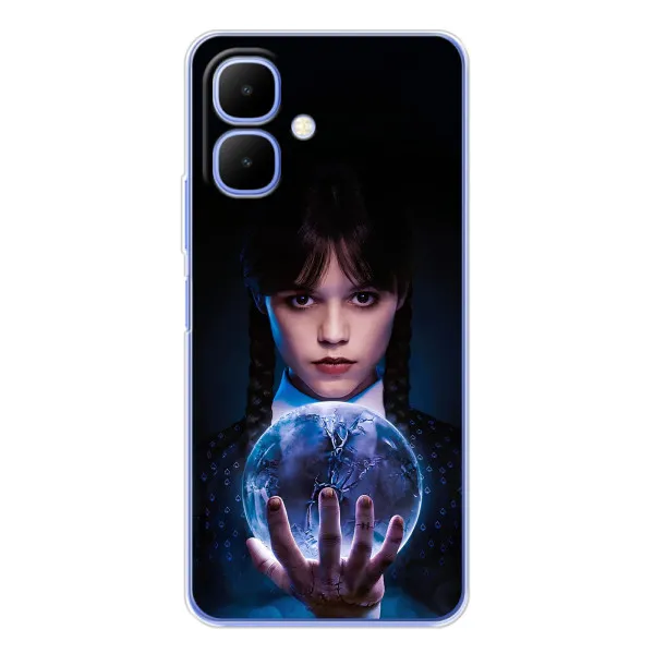 Чехол с принтом «Магическая сфера Уэнздей» для Infinix Smart 10