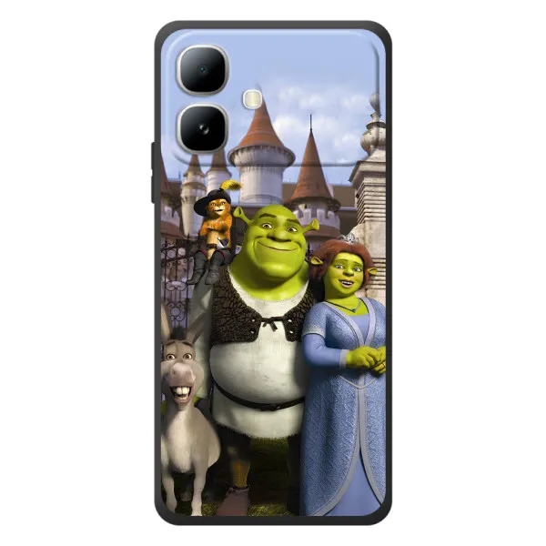 Чехол с принтом «Сказочные герои Шрека» для Infinix Smart 20