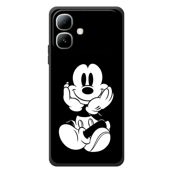 Чехол с принтом «Микки на черном» для Infinix Smart 20 Чехол с принтом «Микки на черном» для Infinix Smart 20