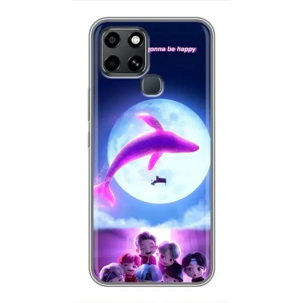 Чехол с принтом «КИТ BTS» для Infinix Smart 6 Чехол с принтом «КИТ BTS» для Infinix Smart 6