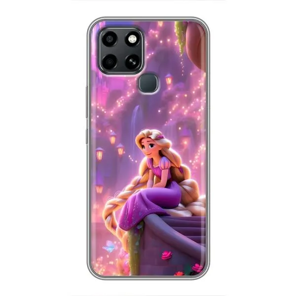Чехол с принтом «Рапунцель в замке» для Infinix Smart 6