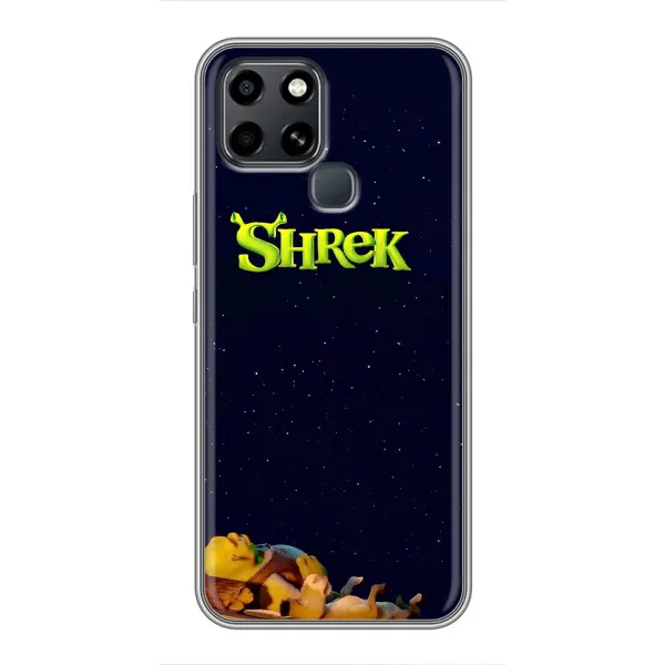 Чехол с принтом «Отдыхающий Шрек» для Infinix Smart 6 Чехол с принтом «Отдыхающий Шрек» для Infinix Smart 6