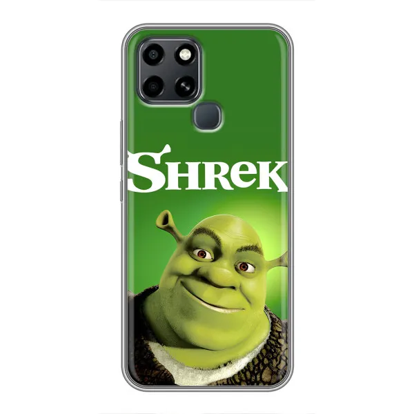 Чехол с принтом «Улыбающийся Шрек» для Infinix Smart 6 Чехол с принтом «Улыбающийся Шрек» для Infinix Smart 6