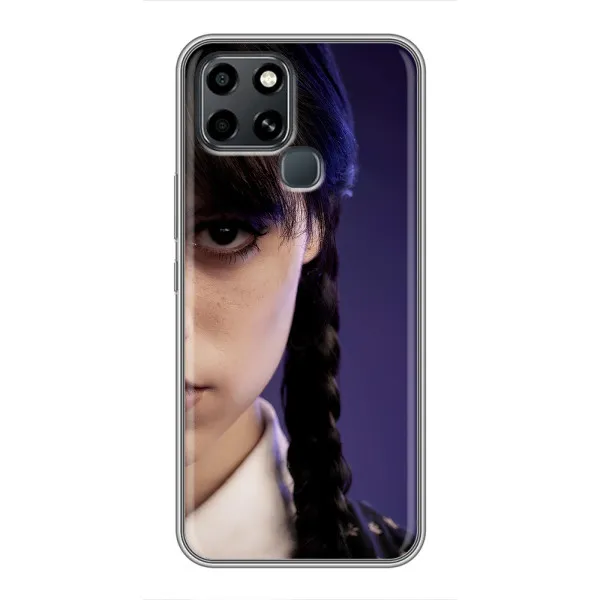 Чехол с принтом «Загадочный взгляд Уэнздей» для Infinix Smart 6