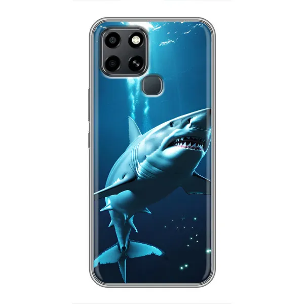Чехол с принтом «Акула под водой» для Infinix Smart 6