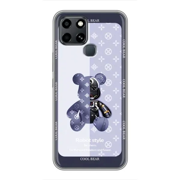 Чехол с принтом «Медвежонок LV» для Infinix Smart 6