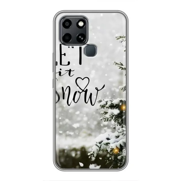 Чохол з принтом «Let it snow» для Infinix Smart 6 Чохол з принтом «Let it snow» для Infinix Smart 6