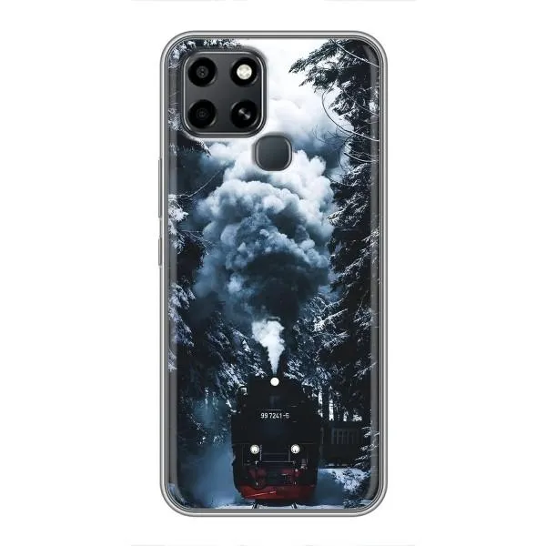 Чохол з принтом «Зимовий потяг» для Infinix Smart 6 Чохол з принтом «Зимовий потяг» для Infinix Smart 6
