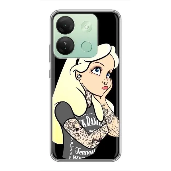 Чохол з принтом «Дівчина в тату» для Infinix Smart 7 HD