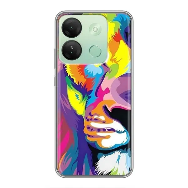 Чехол с принтом «Яркий Лев» для Infinix Smart 7 HD Чехол с принтом «Яркий Лев» для Infinix Smart 7 HD