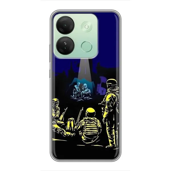 Чехол с принтом «Рождество в Украине» для Infinix Smart 7 HD