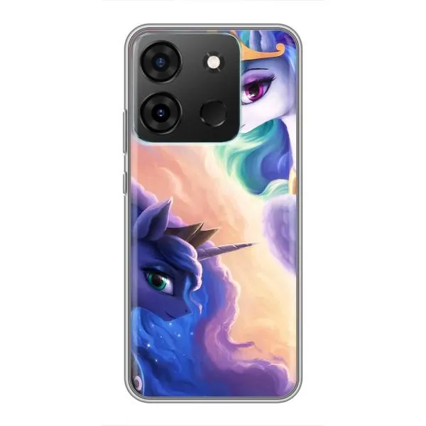 Чехол с принтом «Единорожки» для Infinix Smart 7 Чехол с принтом «Единорожки» для Infinix Smart 7