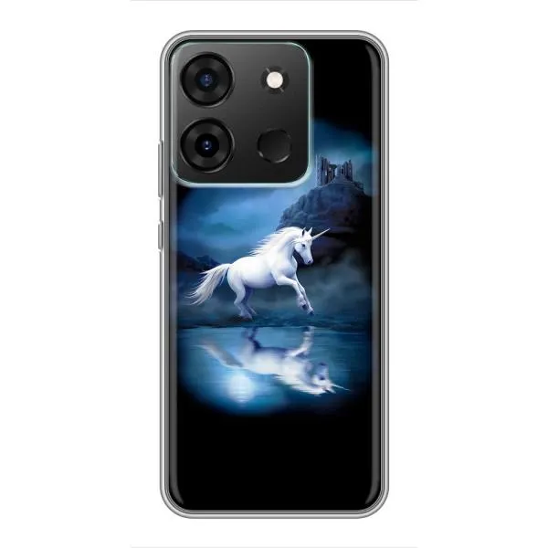 Чехол с принтом «Единорог» для Infinix Smart 7 Чехол с принтом «Единорог» для Infinix Smart 7