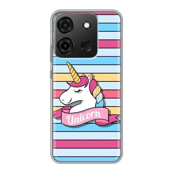 Чехол с принтом «Unicorn» для Infinix Smart 7 Чехол с принтом «Unicorn» для Infinix Smart 7