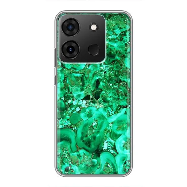 Чехол с принтом «Салатный Мрамор» для Infinix Smart 7
