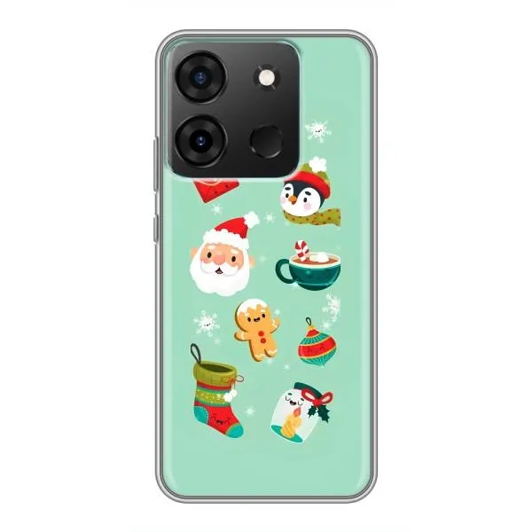 Чехол с принтом «Настроение НГ» для Infinix Smart 7 Чехол с принтом «Настроение НГ» для Infinix Smart 7