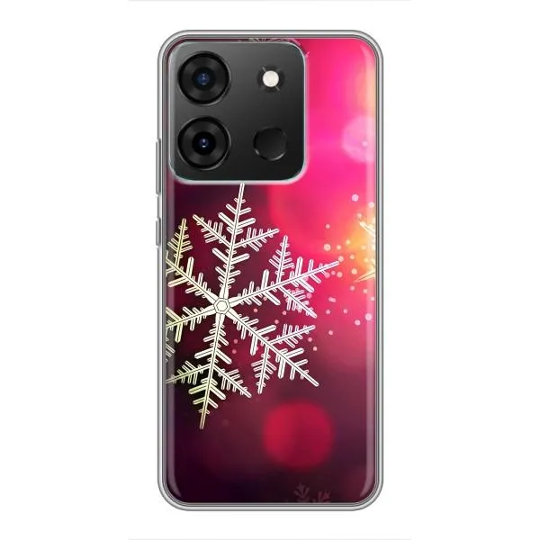 Чехол с принтом «Снежинка» для Infinix Smart 7 Чехол с принтом «Снежинка» для Infinix Smart 7