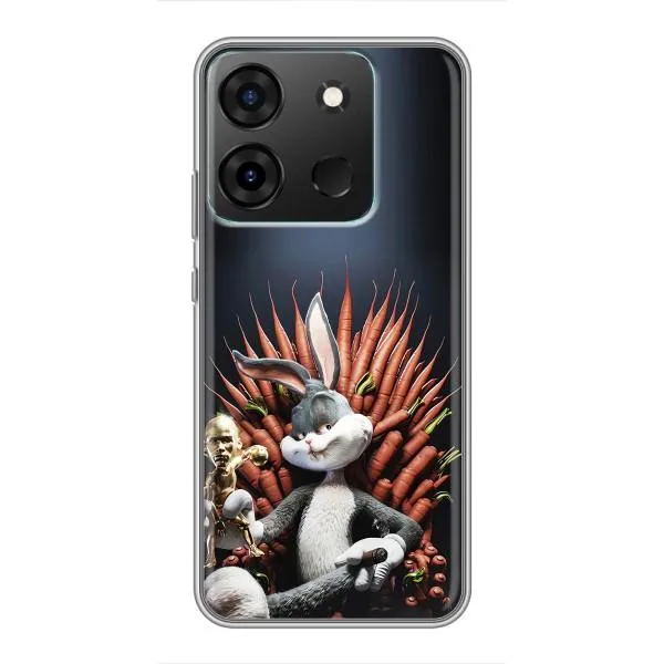 Чехол с принтом «Король Кролик» для Infinix Smart 7