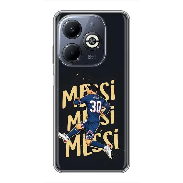 Чехол с принтом «Messi ПСЖ» для Infinix Smart 8 Plus