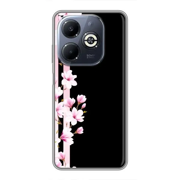Чохол з принтом «Квіточки» для Infinix Smart 8 Plus Чохол з принтом «Квіточки» для Infinix Smart 8 Plus