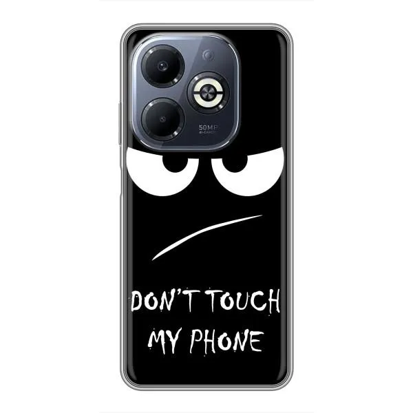 Чехол с принтом «Dont Touch» для Infinix Smart 8 Plus