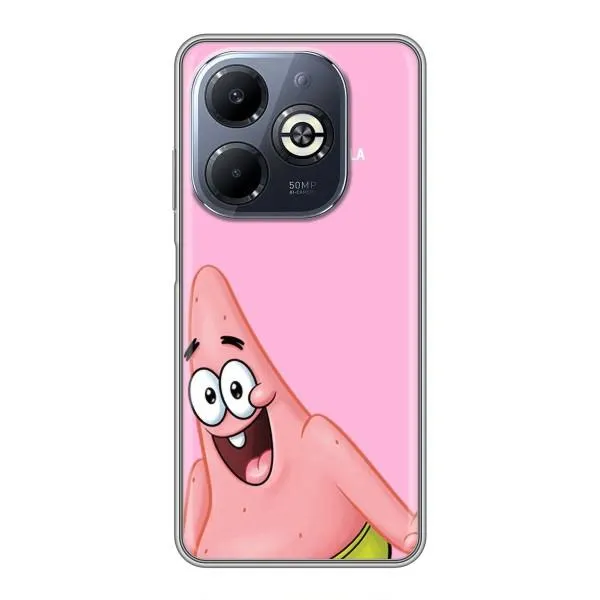 Чехол с принтом «Персонаж Патрик» для Infinix Smart 8 Plus Чехол с принтом «Персонаж Патрик» для Infinix Smart 8 Plus