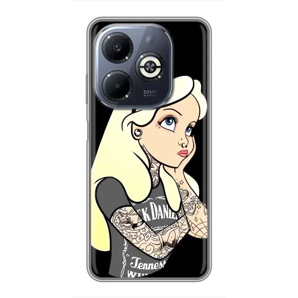 Чехол с принтом «Девочка в тату» для Infinix Smart 8 Plus