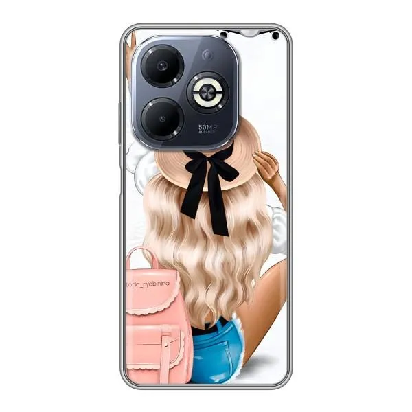 Чехол с принтом «Путешествие» для Infinix Smart 8 Plus