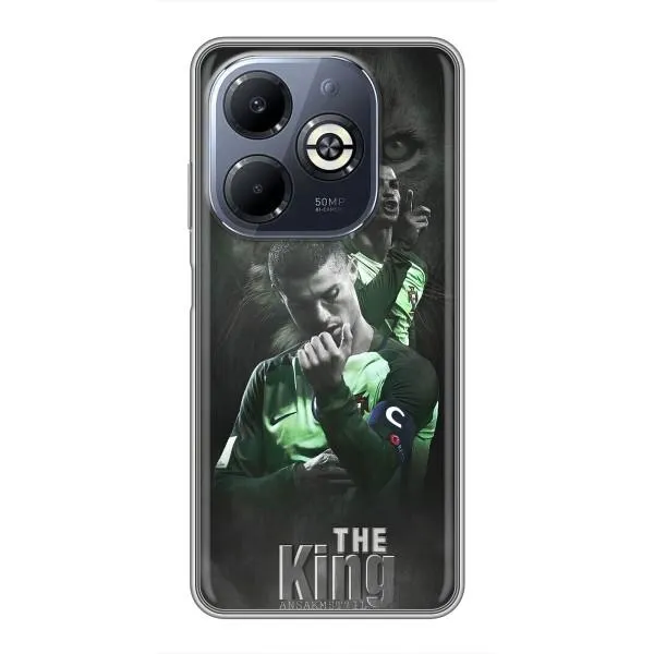 Чохол з принтом «Крістіано Лев» для Infinix Smart 8 Plus Чохол з принтом «Крістіано Лев» для Infinix Smart 8 Plus