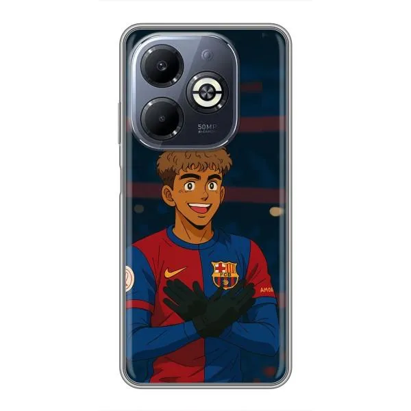 Чехол с принтом «Футболист Ямаль» для Infinix Smart 8 Plus